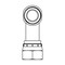 Tompkins Hydraulic Fitting-Steel06MJ-06FJX 90 LONG NB BENT TUBE 2.42" DL NB6701-L-06-06 - alternate 2
